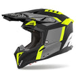 Airoh Aviator 3 Glory Yellow Matt MX helmet with modern design and matte yellow finish