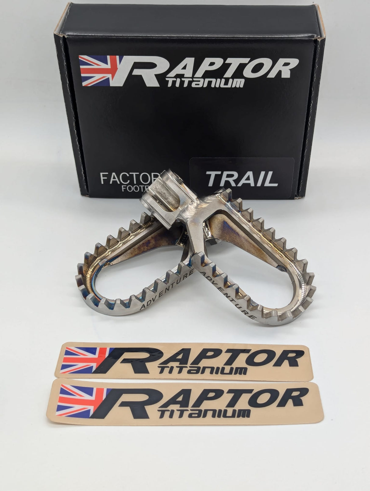 Raptor Adventure KTM 690-1390 06-26 Titanium Footpegs