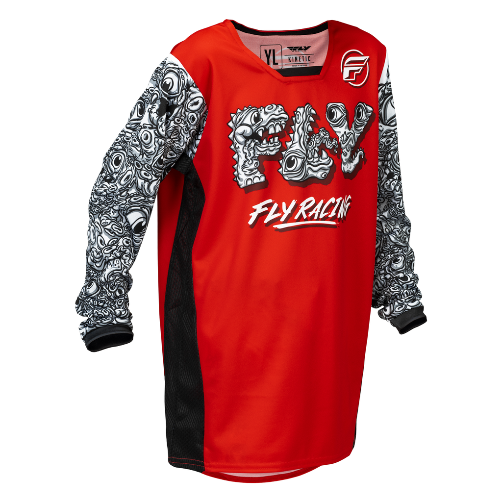 Kinetic 2026 Mutant Youth Jersey - Red/White/Black