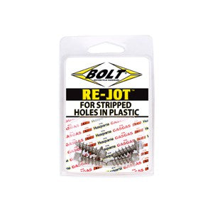 BOLT HARDWARE PLASTIC RE-JOT EURO STYLE PLASTIC REPAIR SCREW KTM/HQV/GAS
