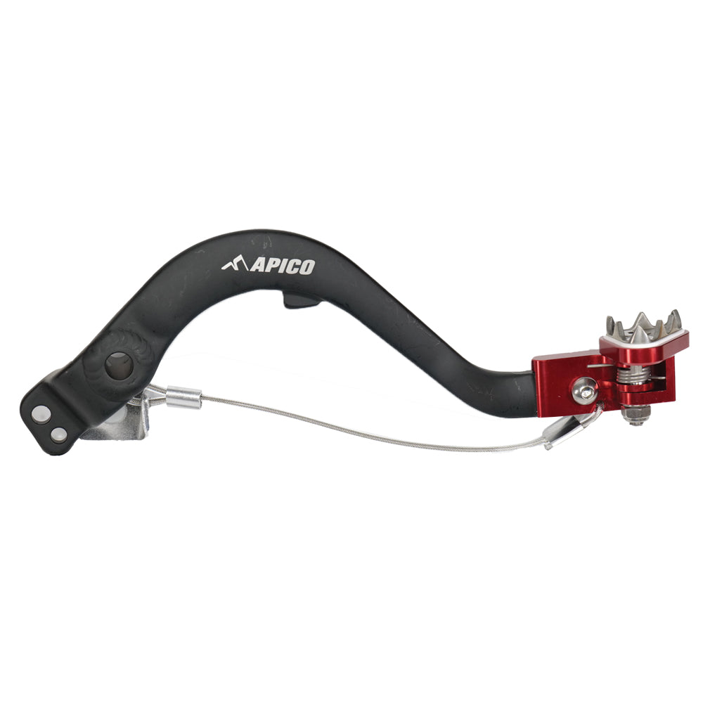 BRAKE PEDAL FORGED HONDA CRF250L/RL 12-20 BLACK/RED