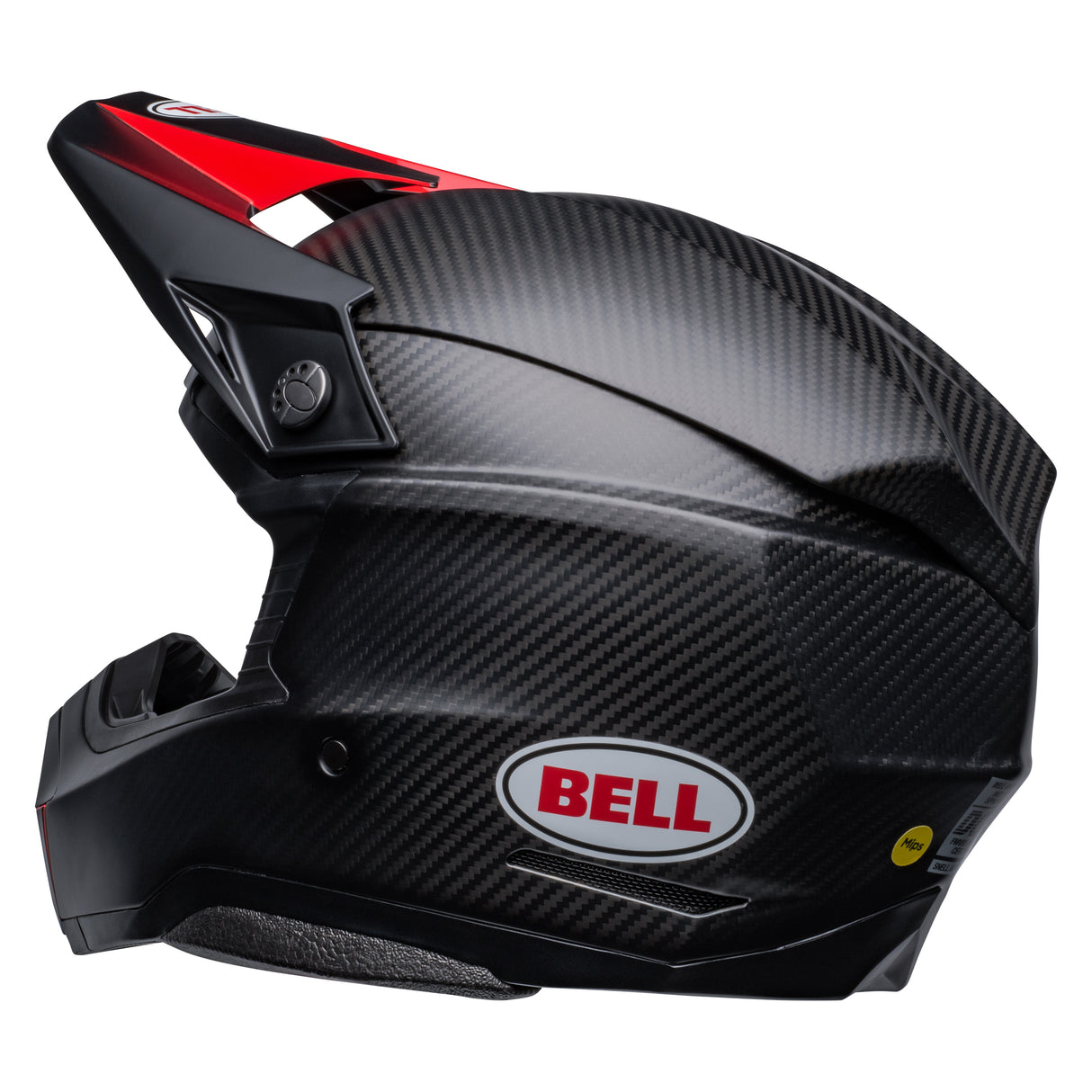 Bell 2025 Moto-10 Spherical (Satin/Gloss Black Red)