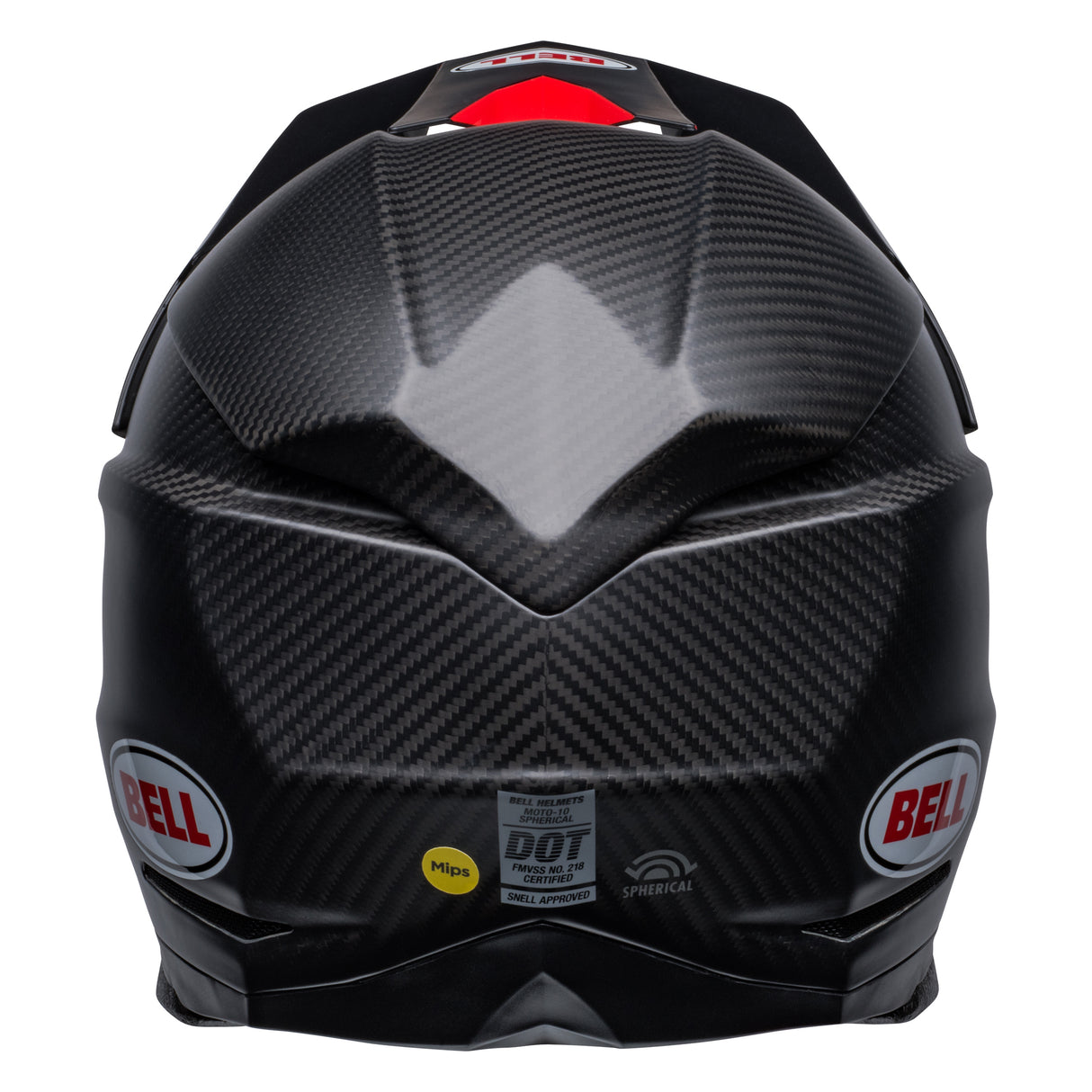 Bell 2025 Moto-10 Spherical (Satin/Gloss Black Red)
