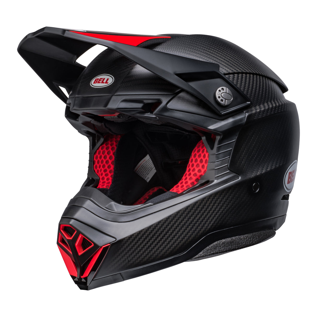 Bell 2025 Moto-10 Spherical (Satin/Gloss Black Red)