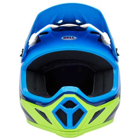 Bell 2025 MX-9 MIPS (Jackal Blue/Hi-Viz Yellow)