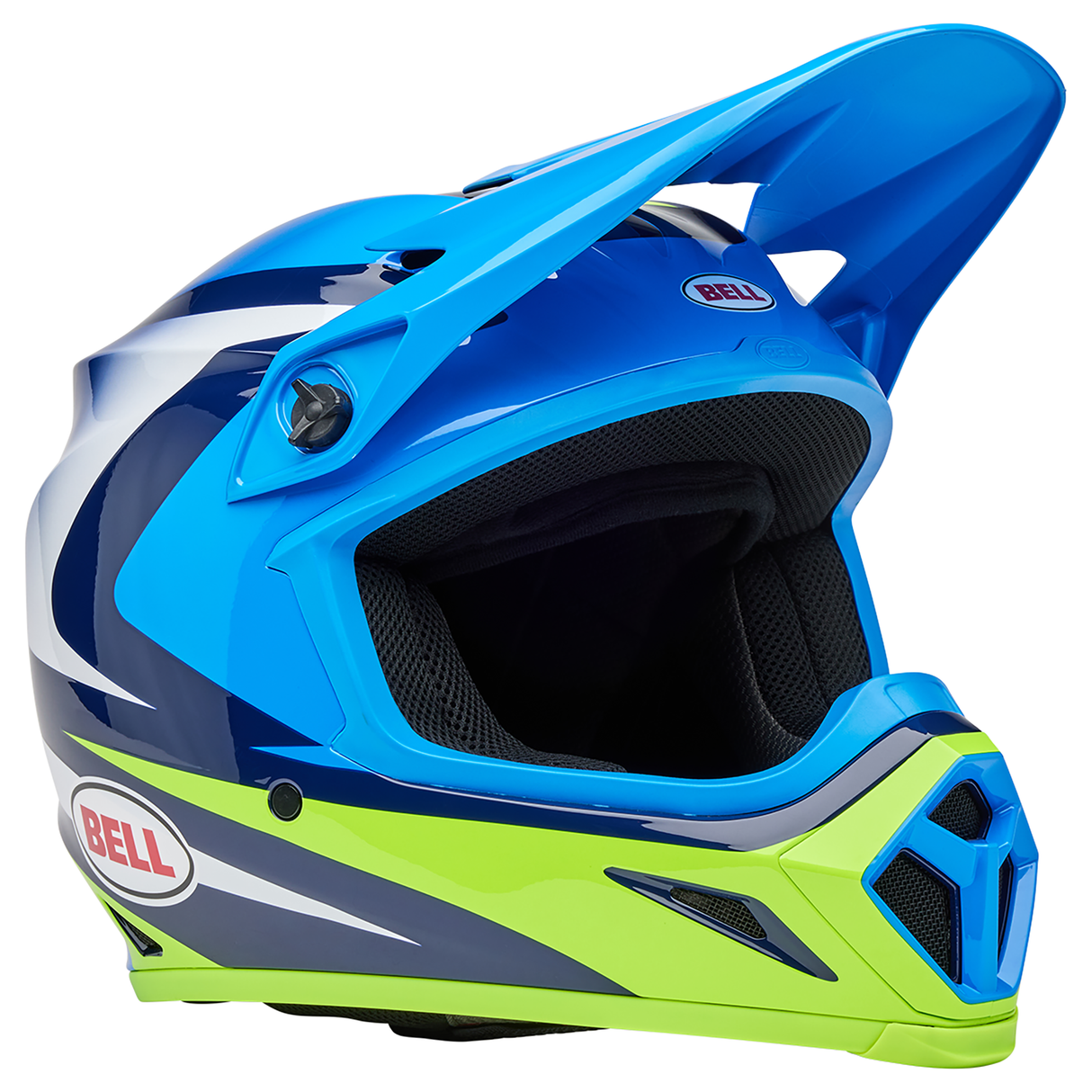 Bell 2025 MX-9 MIPS (Jackal Blue/Hi-Viz Yellow)