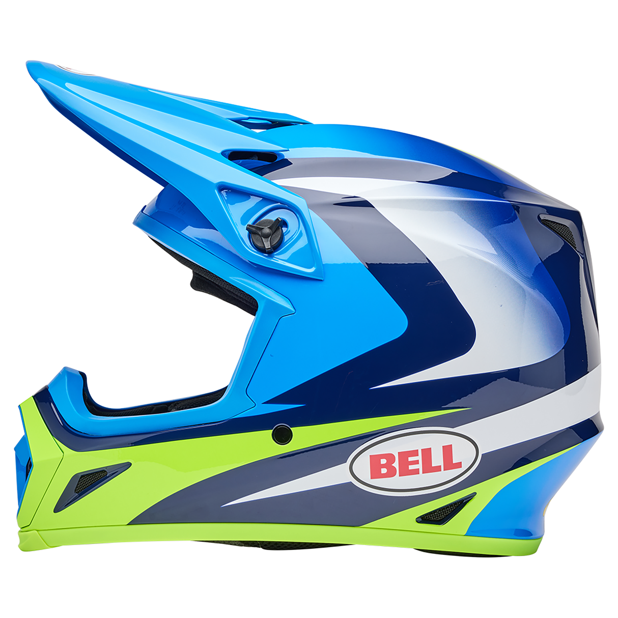 Bell 2025 MX-9 MIPS (Jackal Blue/Hi-Viz Yellow)
