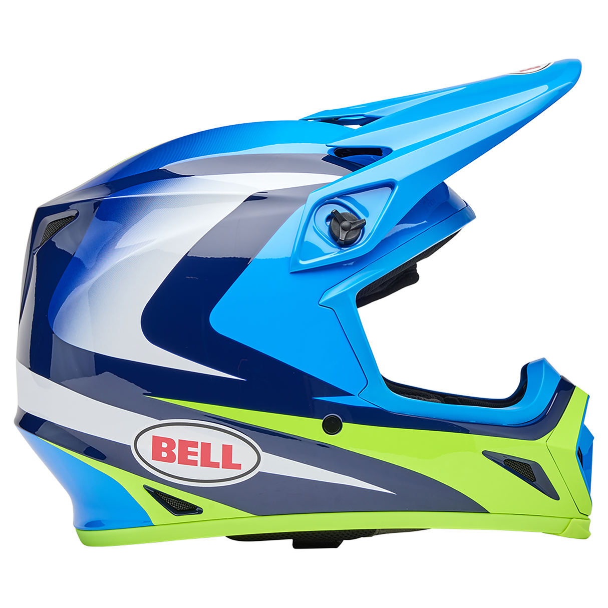 Bell 2025 MX-9 MIPS (Jackal Blue/Hi-Viz Yellow)