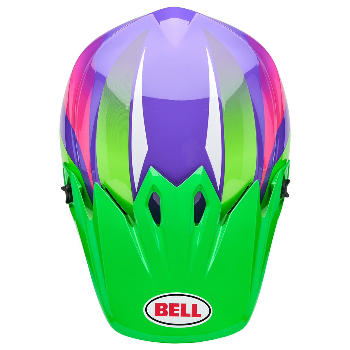 Bell 2025 MX-9 MIPS (Jackal Hi-Viz Green/Purple)