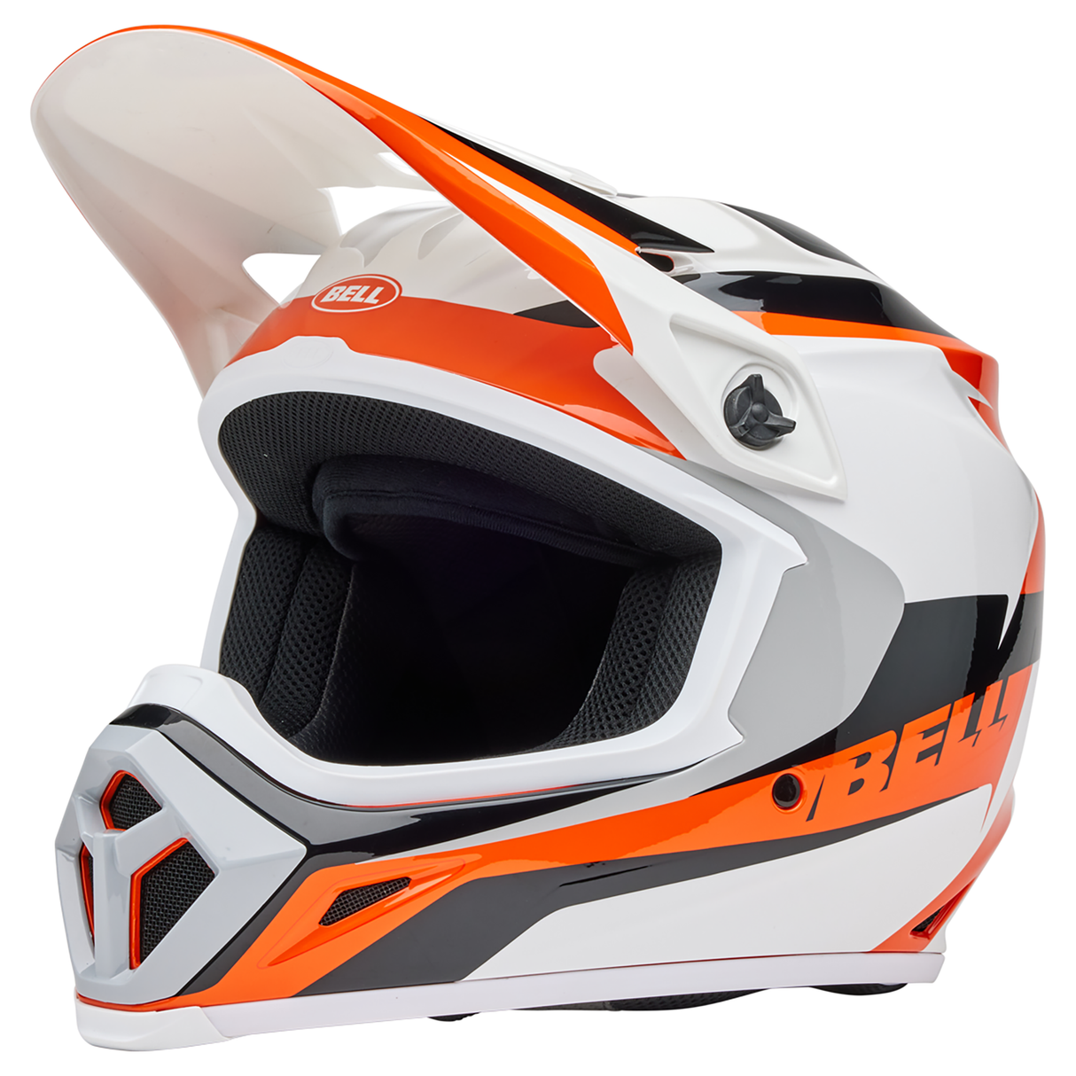 Bell 2025 MX-9 MIPS (Rift Orange/White)
