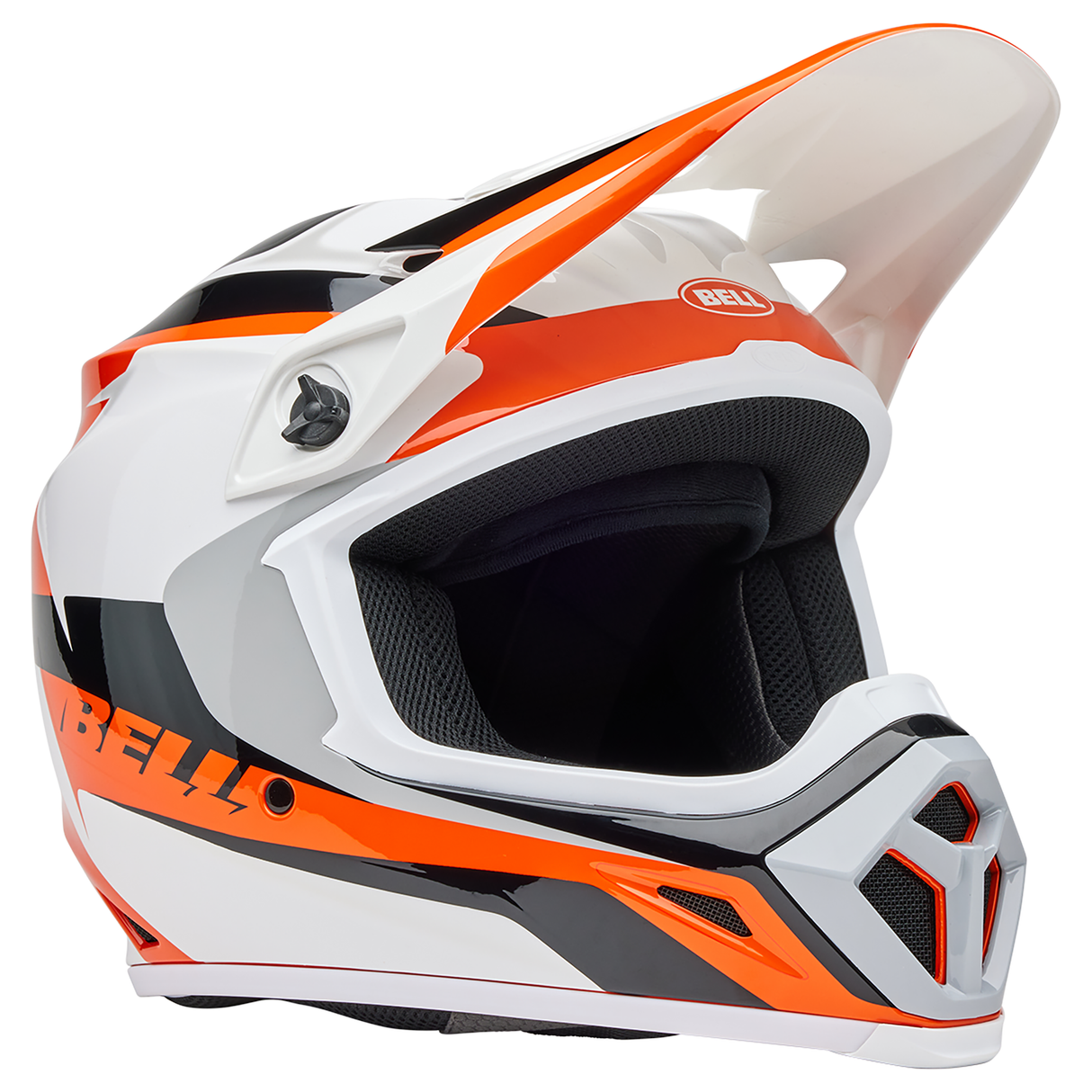 Bell 2025 MX-9 MIPS (Rift Orange/White)