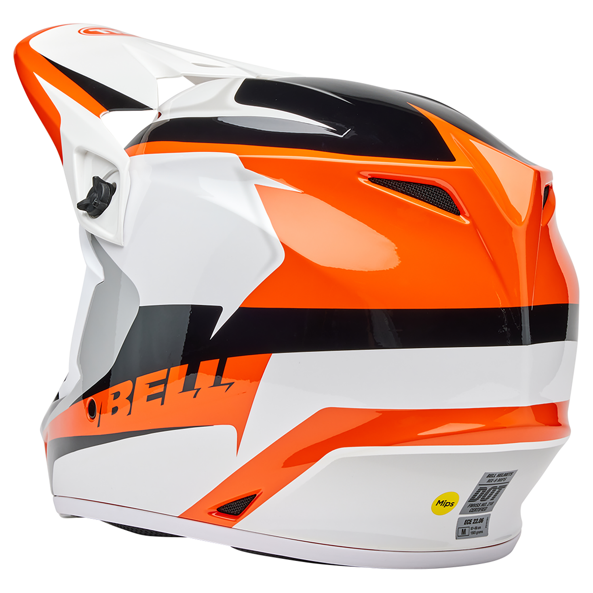Bell 2025 MX-9 MIPS (Rift Orange/White)