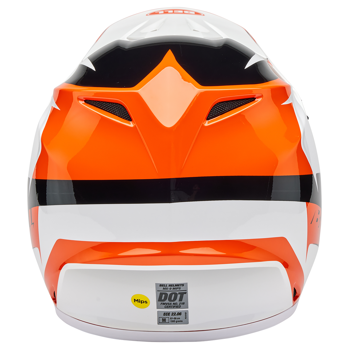 Bell 2025 MX-9 MIPS (Rift Orange/White)