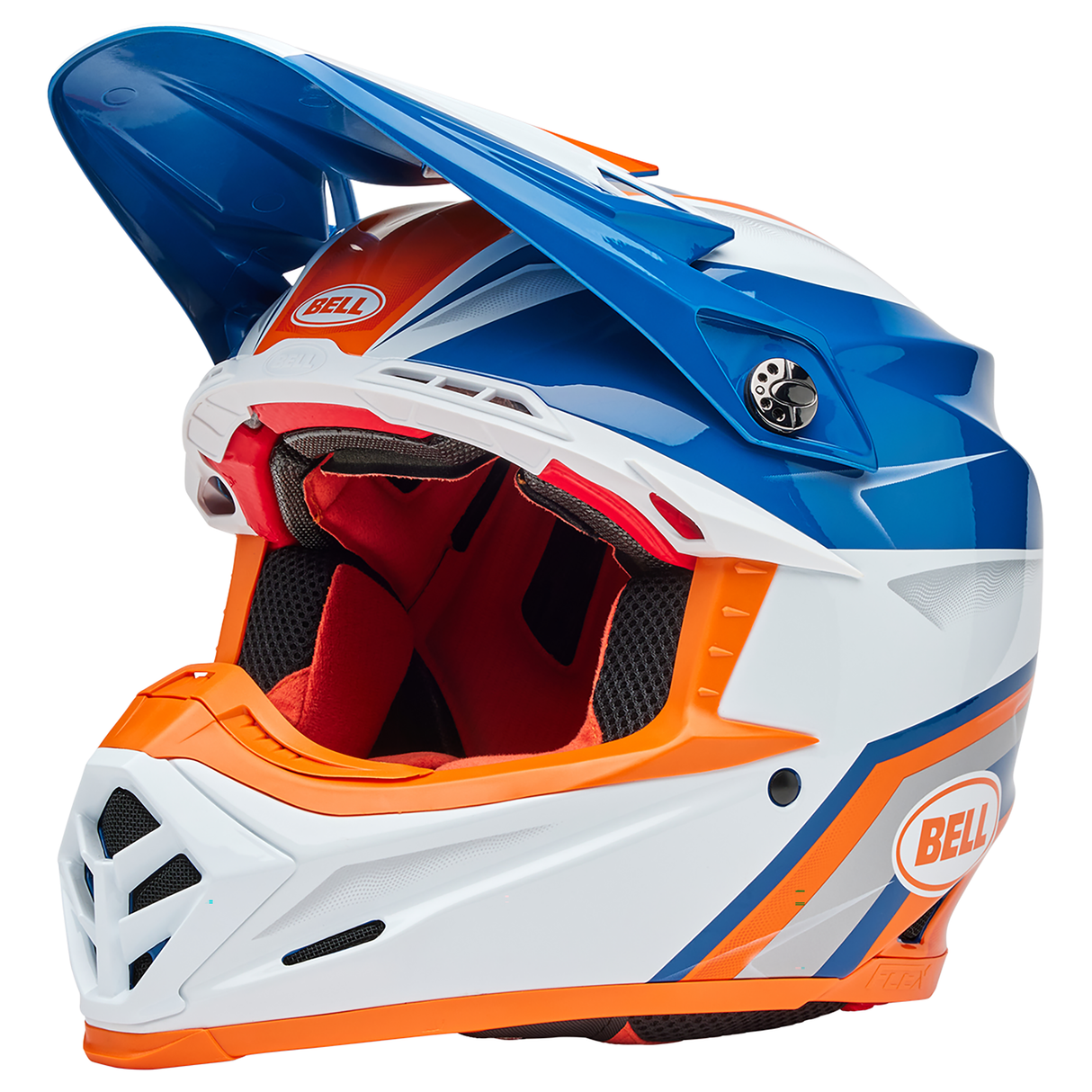 Bell 2025 Moto-9S Flex (Merchant Orange/Blue)