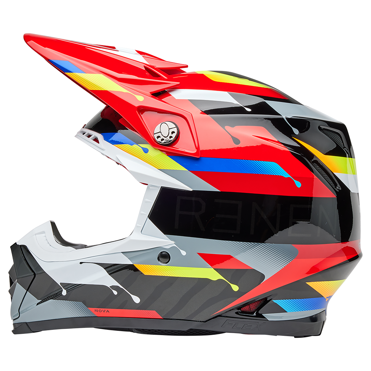 Bell 2025 Moto-9S Flex (Renen Nova Black/Red)