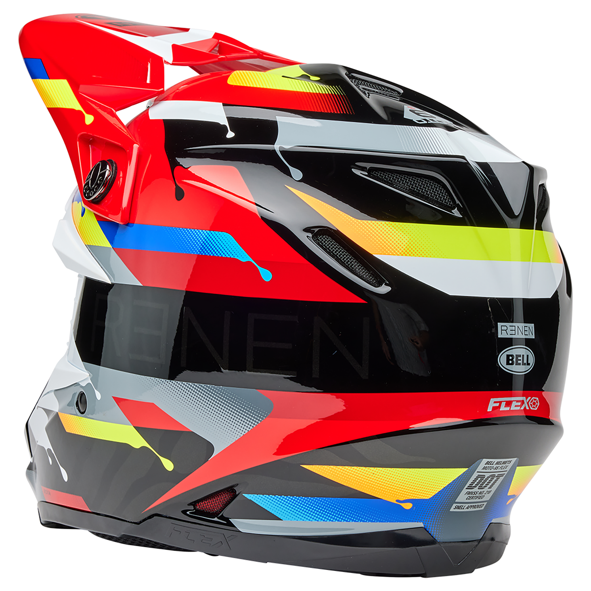 Bell 2025 Moto-9S Flex (Renen Nova Black/Red)