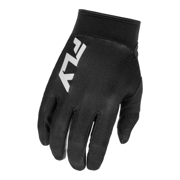 F-16 2026 Youth Gloves - Black/White V2