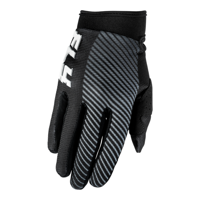 F-16 2026 Youth Gloves - Black/White