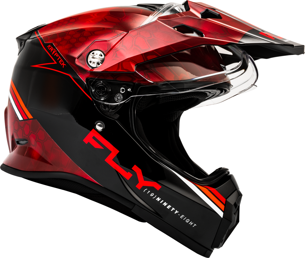 Kinetic Trekker Kryptek Helmet - Red/Black