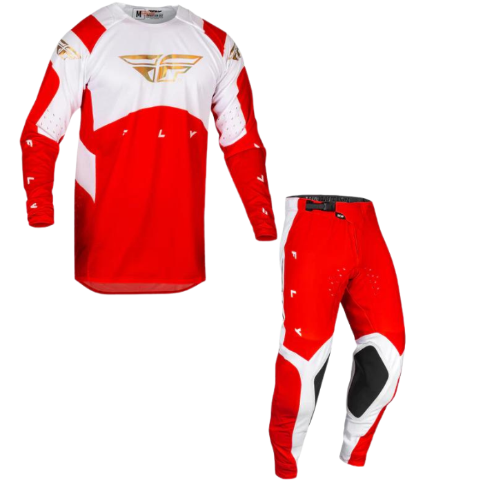 FLY RACING FLY 2024 EVOLUTION DST L.E PODIUM RED WHITE RED IRIDIUM KIT COMBO