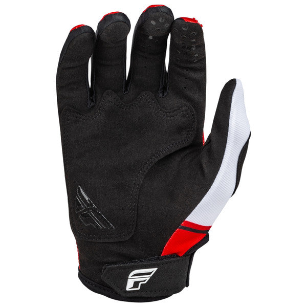 Fly Racing 2024 Youth Kinetic Prix Gloves (Red/Grey/White)