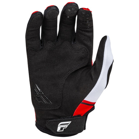 Fly Racing 2024 Youth Kinetic Prix Gloves (Red/Grey/White)