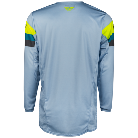 Fly Racing 2024 Kinetic Prix Jersey (Ice Grey/Charcoal/Hi-Viz)