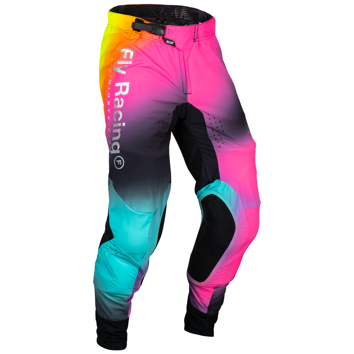 Fly Racing 2024 Lite Pants Legacy Limited Edition (Fuchsia/Electric Blue/Hi-Viz)