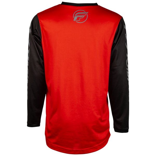 FLY RACING FLY 2024 YOUTH F-16 RED BLACK GREY JERSEY