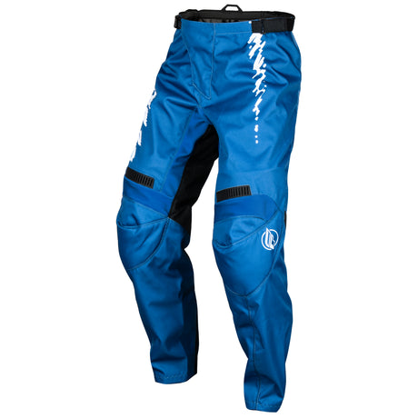 Fly Racing 2024 Youth F-16 Pants (True Blue/White)