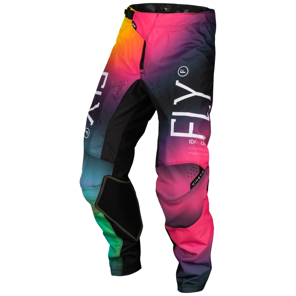 FLY RACING FLY 2024 YOUTH KINETIC PRODIGY FUSCHIA ELECTRIC BLUE HI-VIZ PANTS