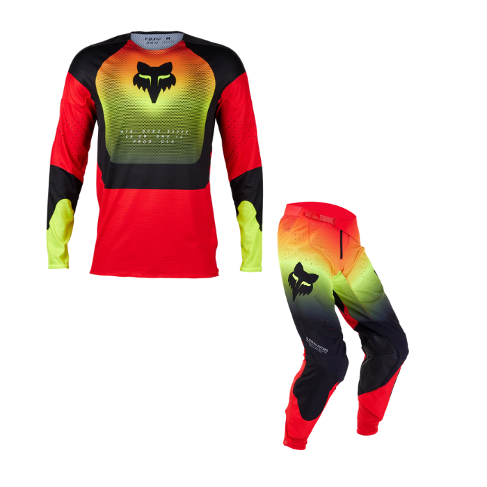 FOX 360 REVISE RED/YELLOW KIT COMBO