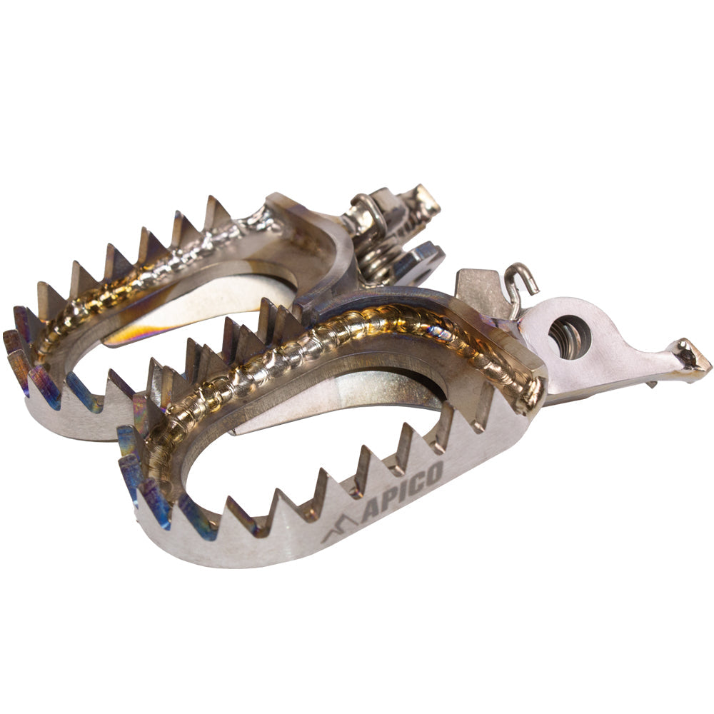 FOOT PEG TITANIUM OPEN DESIGN KAWASAKI KX250F 06-24, KX450F 07-24, KX250XC/450XC 21-24