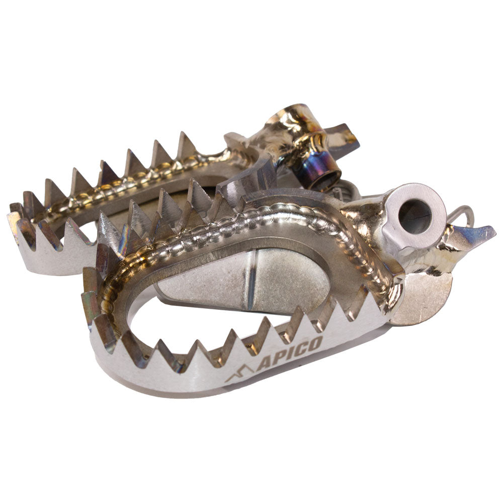 FOOT PEG TITANIUM OPEN DESIGN YAMAHA YZ250F 24-25, YZ450F 23-25, YZFX/WRF250 2025, YZFX/WRF450 24-25 (R)