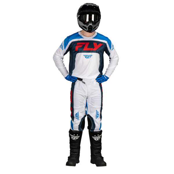 FLY RACING FLY 2024 LITE RED WHITE NAVY JERSEY