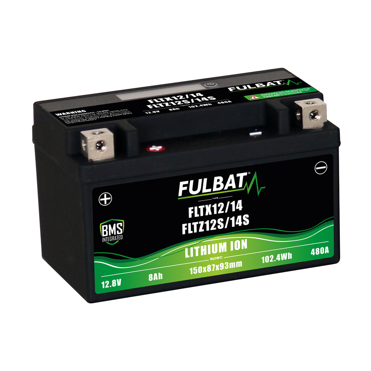 Fulbat FLTX12/14-FLTZ12S/14S Lithium Battery (View Description for Fitment Details)