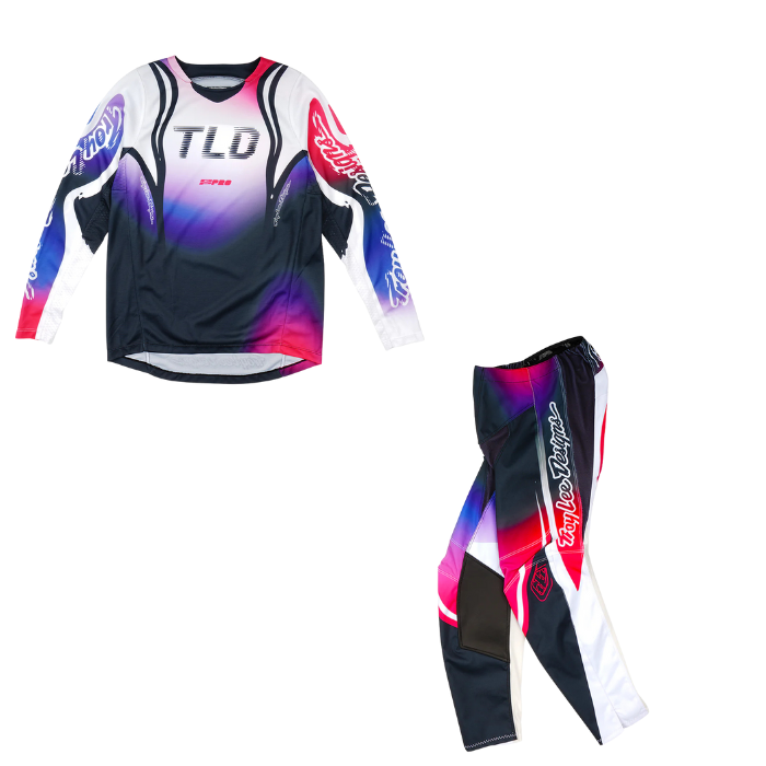 Troy Lee Designs GP PRO YOUTH DRIP KIT COMBO - BLACK PURPLE