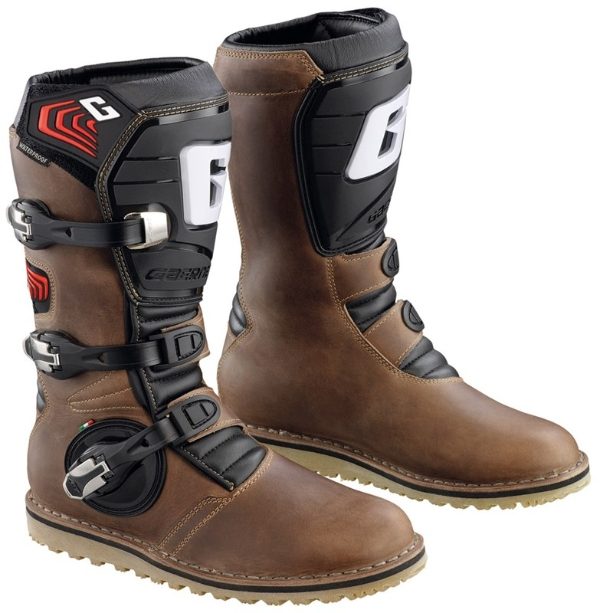 GAERNE OILED BROWN TRIALS BOOTS