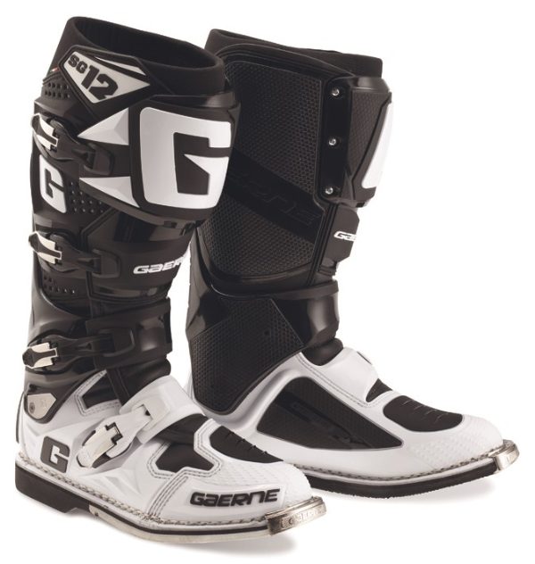 GAERNE SG12 WHITE/BLACK  BOOTS