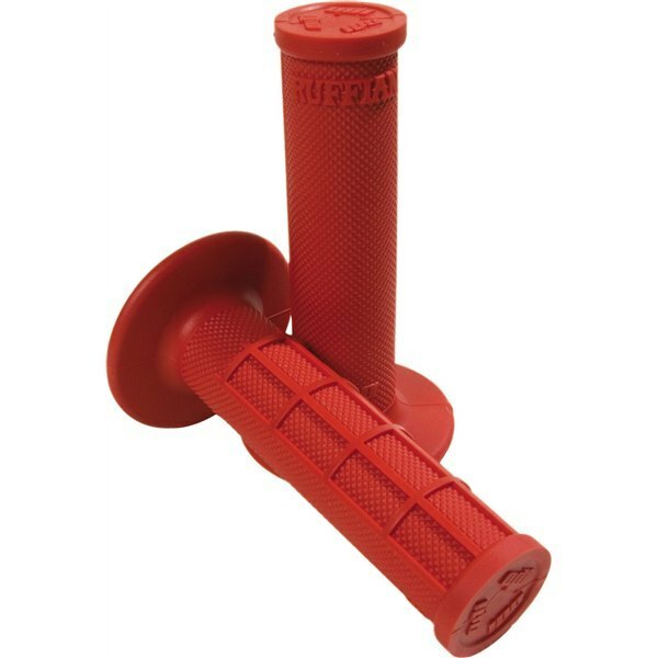 ODI Ruffian Half-Waffle Grips Red