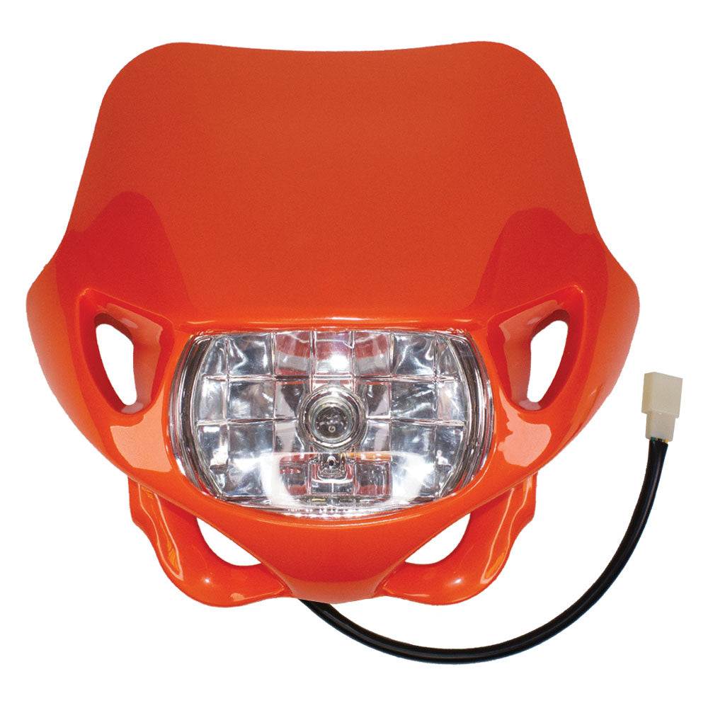 HEADLIGHT UNIT MX/ENDURO STYLE UNIVERSAL HI/LOW BEAM