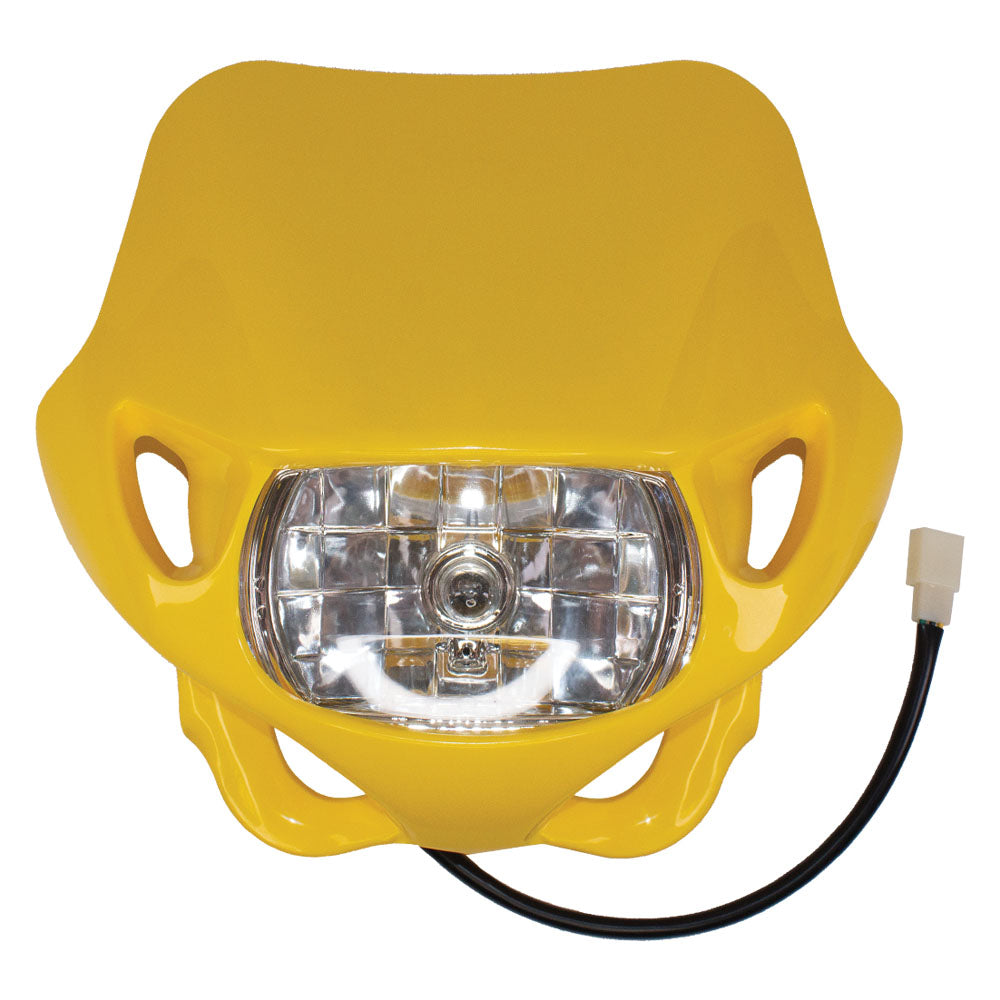 HEADLIGHT UNIT MX/ENDURO STYLE UNIVERSAL HI/LOW BEAM
