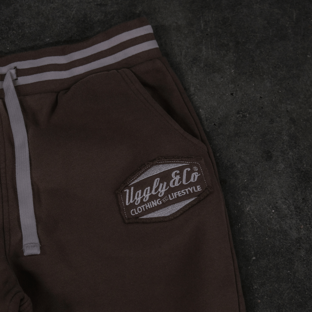 Vintage Mocha Diamond Heavyweight Joggers