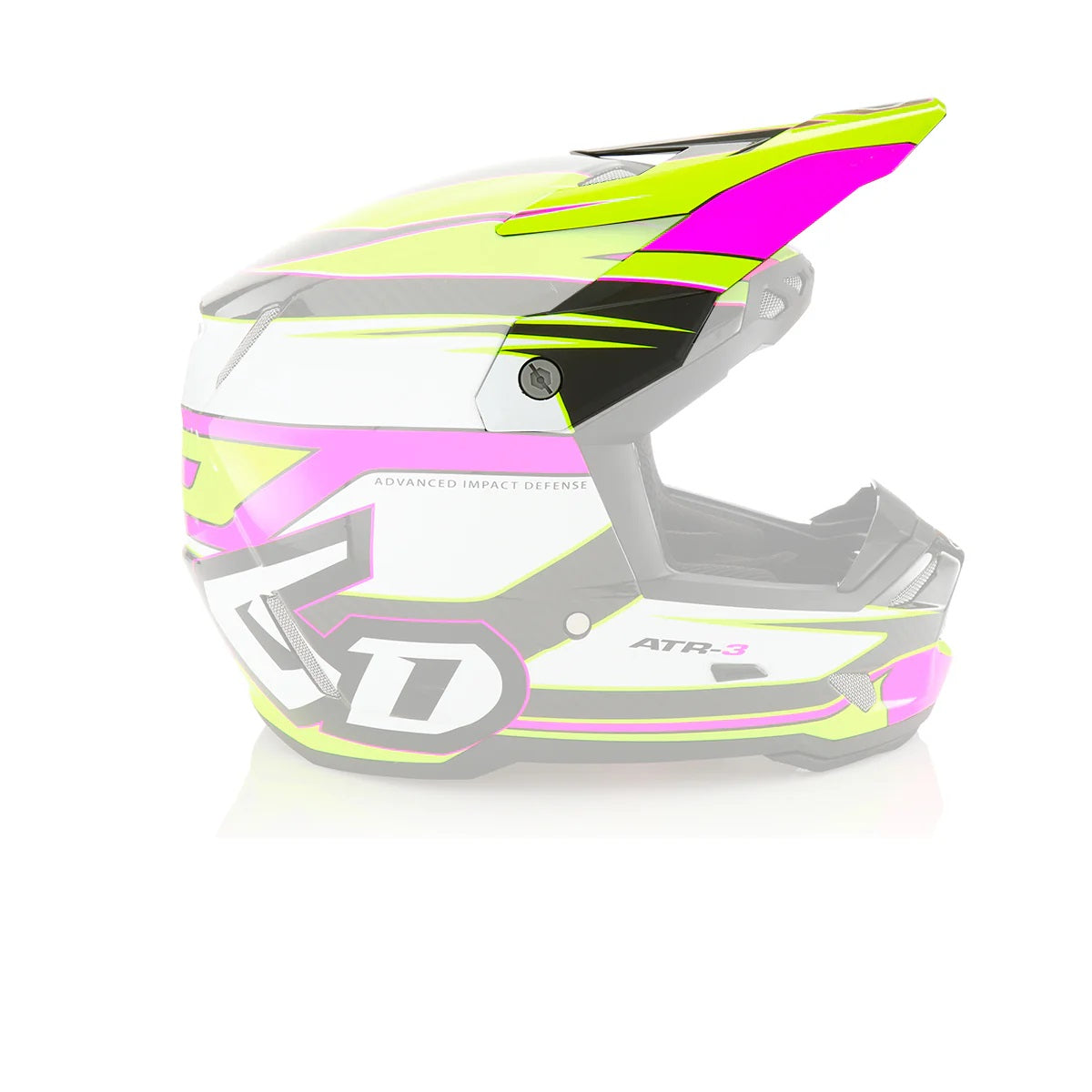 ATR-3 Visor Hyper Gloss Neon Pink Yellow