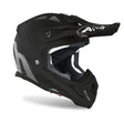 Airoh Aviator Ace Color Matt Black MX Helmet featuring a sleek matte black finish and aerodynamic design