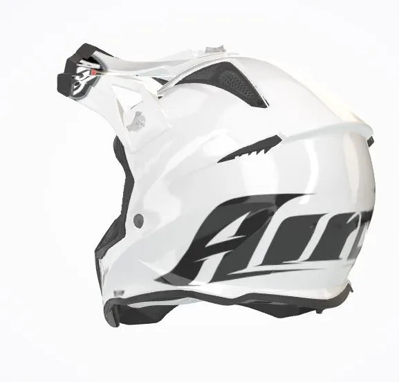 Airoh Aviator Ace Color White Gloss Mx Helmet