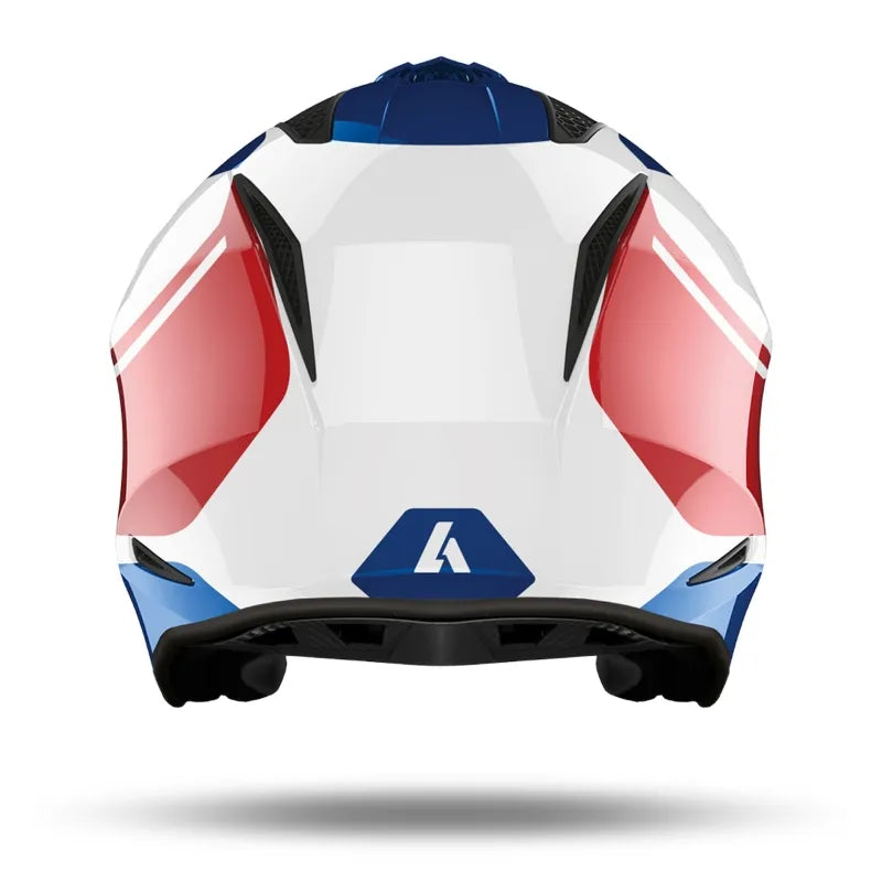 Airoh Trrs Keen Blue/Red Gloss Trials Helmet