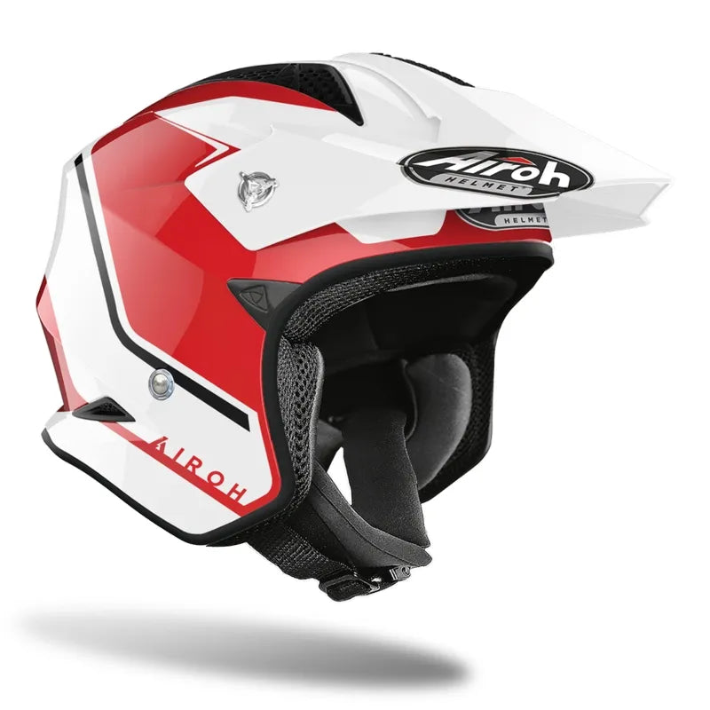 Airoh Trrs Keen Red Gloss Trials Helmet