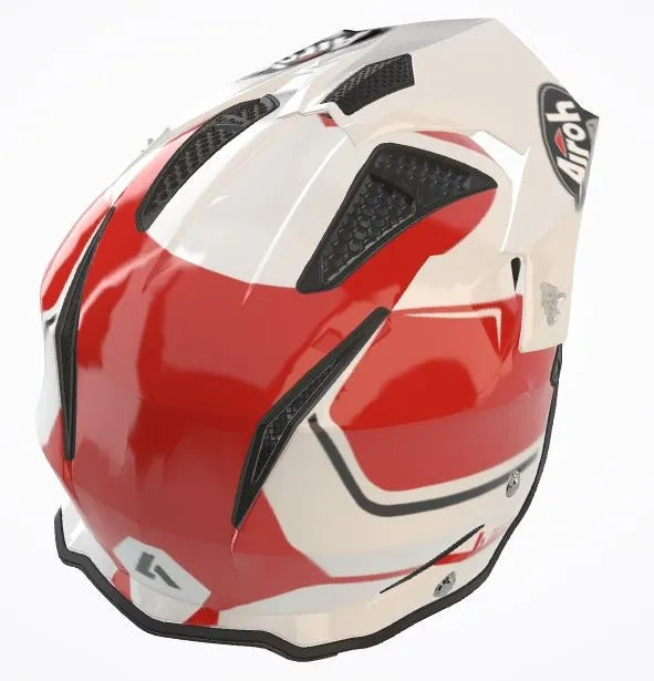 Airoh Trrs Keen Red Gloss Trials Helmet