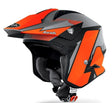 Airoh Trrs Pure Orange Matt Trials Helmet featuring a matte orange finish and lightweight design